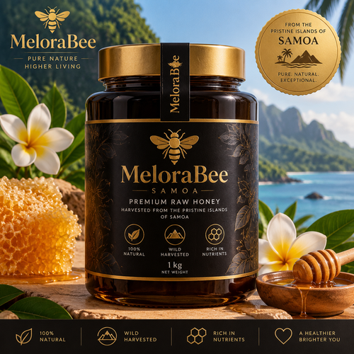 MeloraBee Samoan honey — 1 kg jar